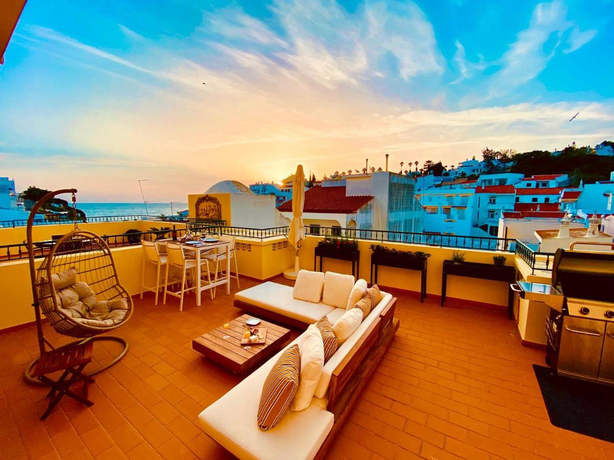 Oceanview Carvoeiro Terrace Apartment Luaran gambar